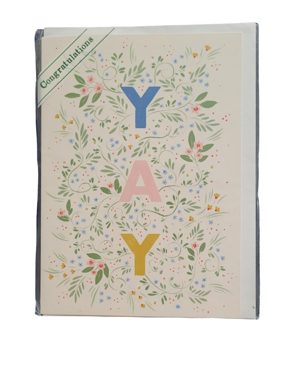NEW Trader Joe's Floral Congratulations Card 🌼